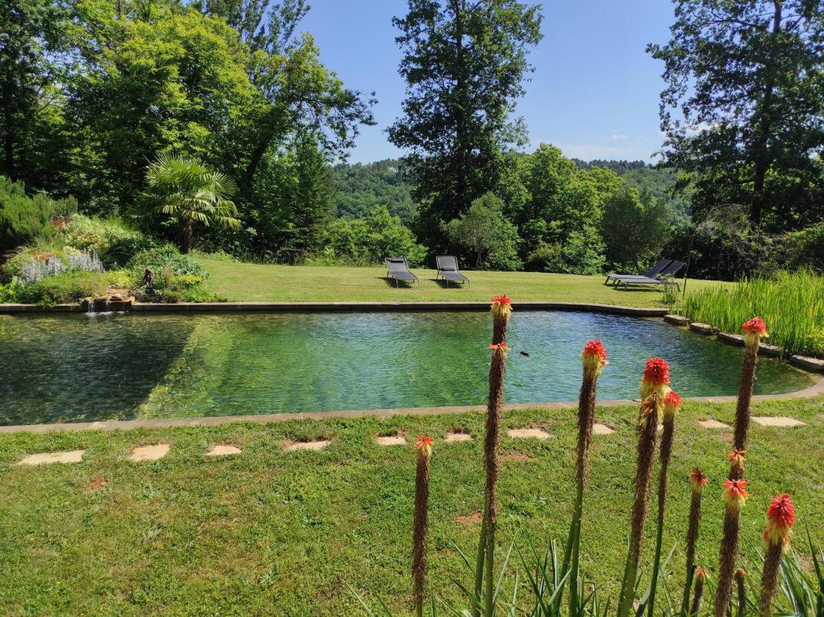 Maison De Charme, Piscine Naturelle Dordogne Perigord Prats-du-Périgord Exterior foto